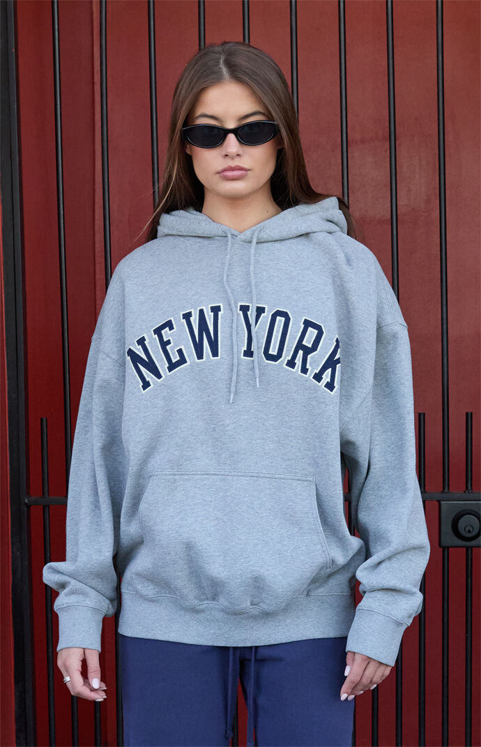 John Galt Melange Christy New York Oversized Hoodie
