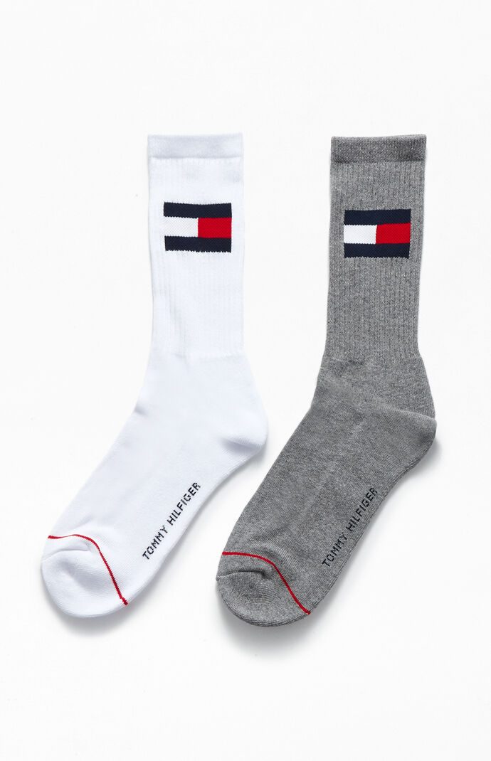 2 Pack Flag Crew Socks