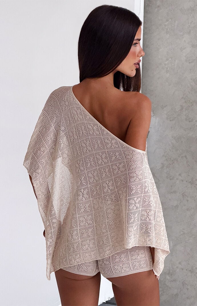 Tiger Mist Fern Crochet Shorts