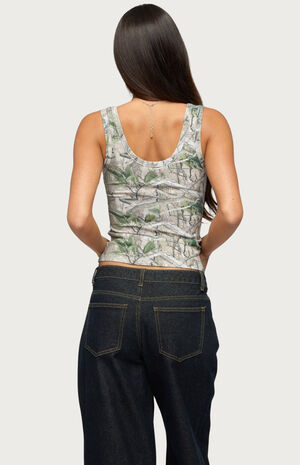 Girly Ribbed Tank Top image number 3