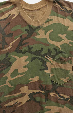 80s Camo V-Neck Top image number 2