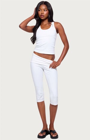 Ailsa Ribbed Built In Bra Tank Top image number 4