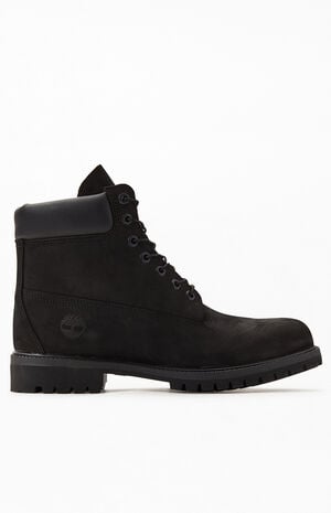 Black Premium Waterproof Leather Boots