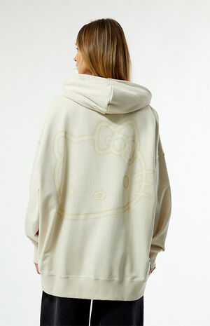 x Hello Kitty Graphic Oversized Hoodie image number 2