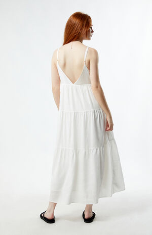 Classic Tiered Midi Dress image number 4