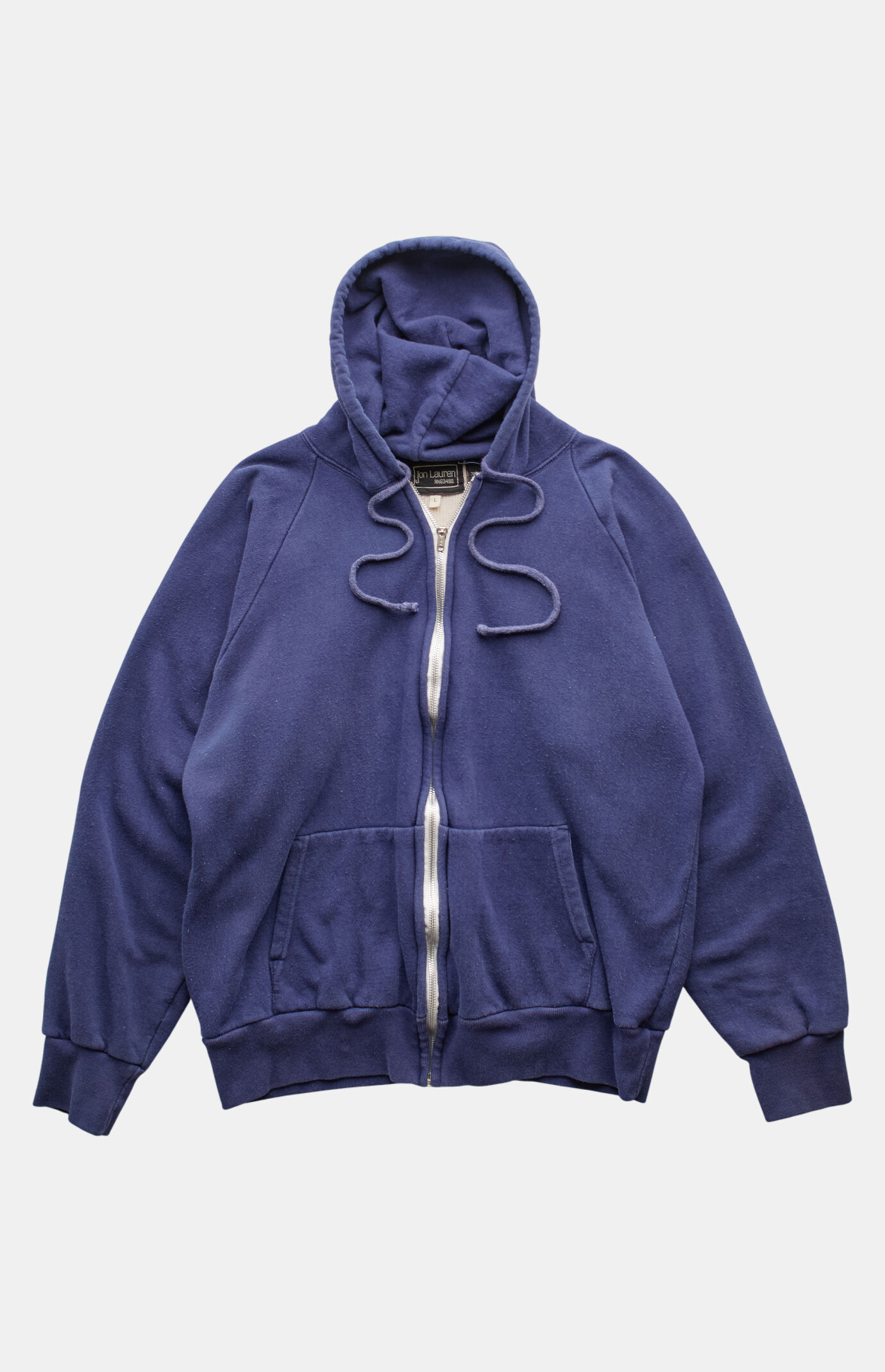 PS VINTAGE '80s Blank Zip Hoodie