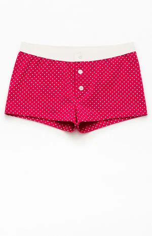 Red Polka Dot Boy Short Underwear image number 1