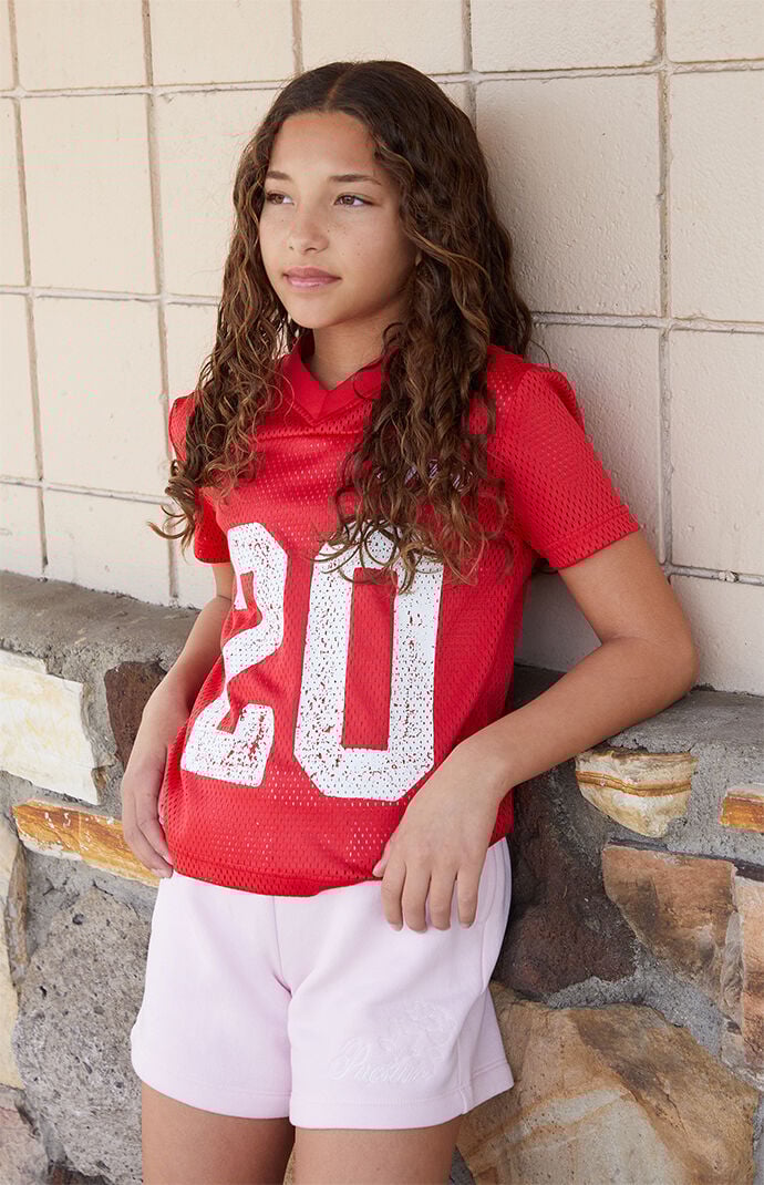 Pacsun Kids Rose Embroidered Sweat Shorts | PacSun