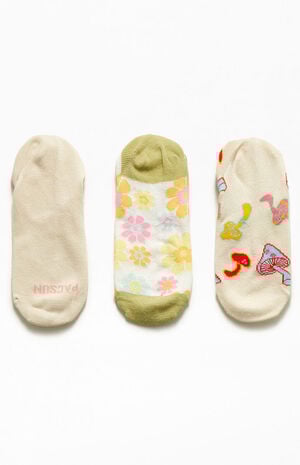 3 Pack Trippy No-Show Socks image number 2