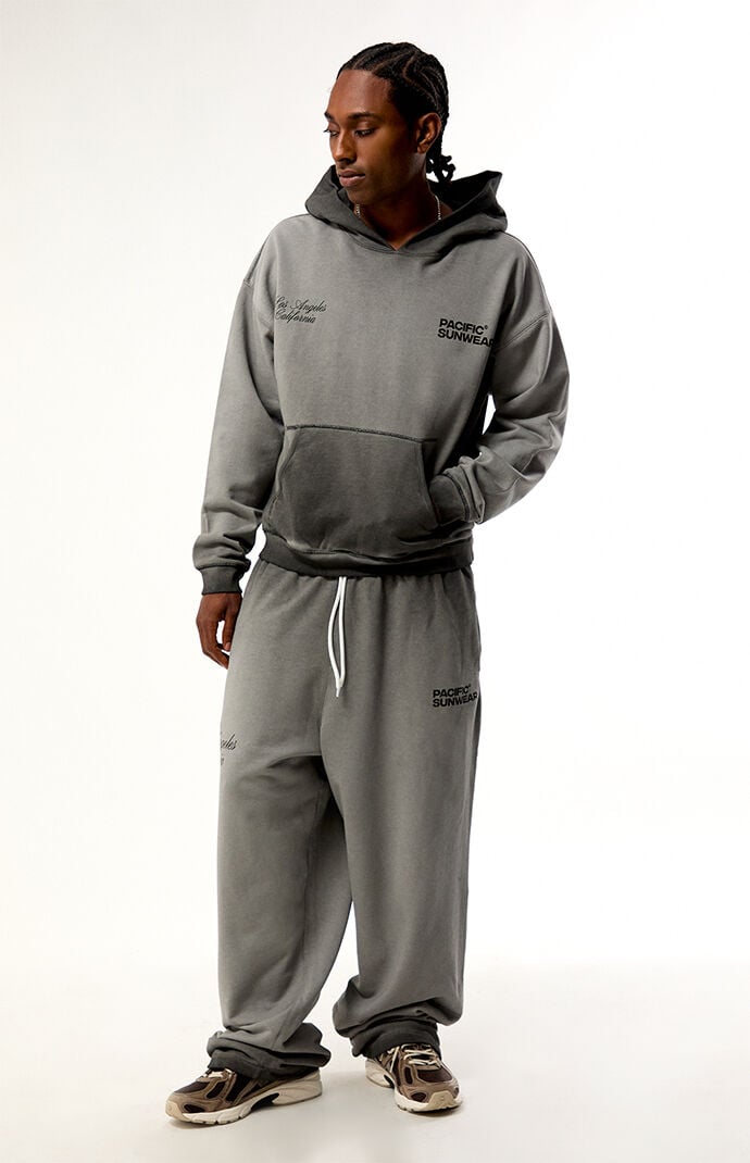 Pacsun Charcoal Terrain Heavyweight Hoodie