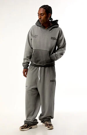 Charcoal Terrain Heavyweight Hoodie image number 2