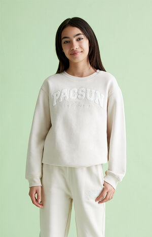 Chenille Logo Crew Neck Sweatshirt image number 3