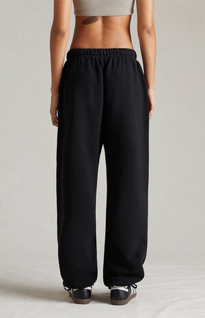 Women's Jet Black Sweatpants image number 6