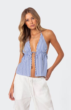 Madelyn Tie Front Top image number 4