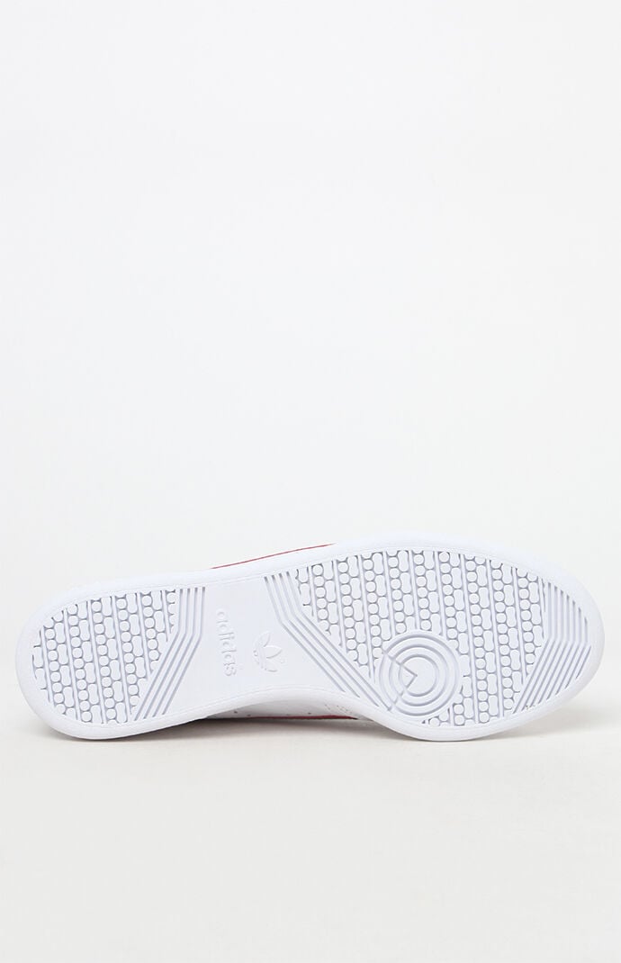 adidas White Red Continental 80 Shoes PacSun PacSun