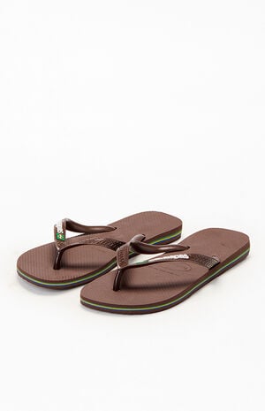 Women's Brazil Logo Flip Flop Sandals image number 2