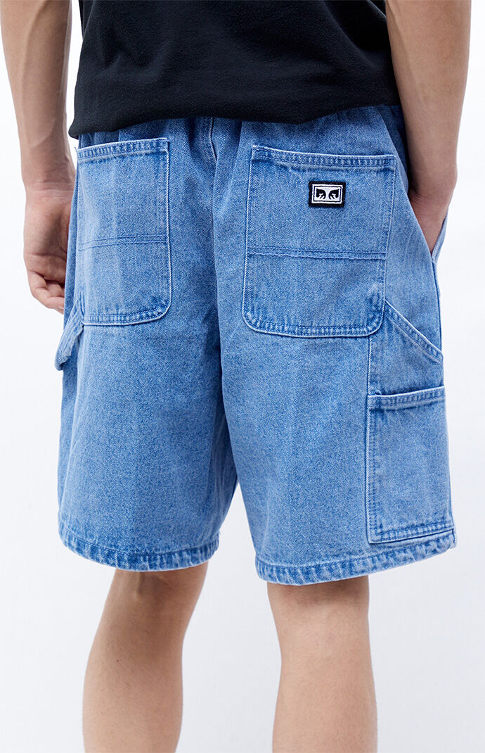Men's denim carpenter shorts new arrivals