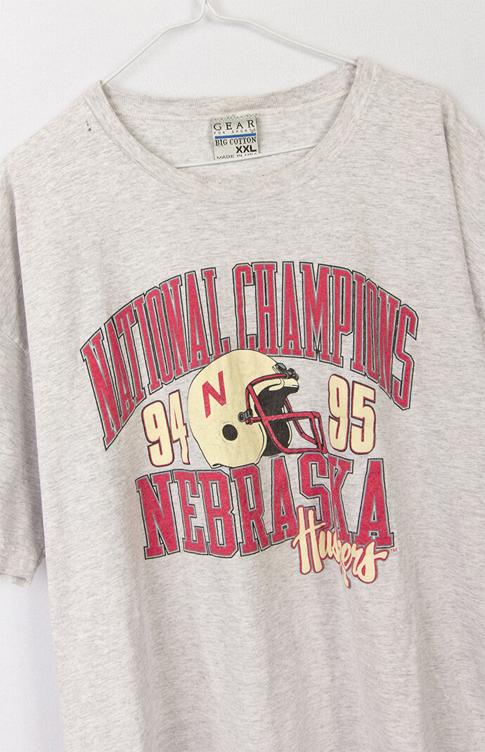 Upcycled Huskers T-Shirt