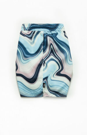 Marble Primary Elastic 17" Swim Trunks image number 3