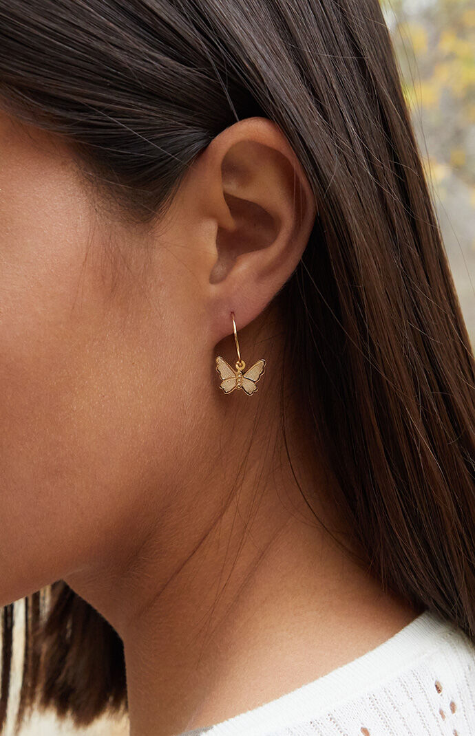 Pacsun sales butterfly earrings