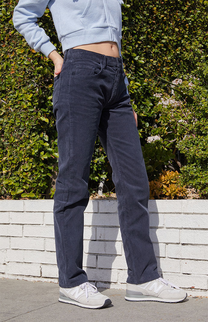 Brandy melville navy corduroy hot sale pants