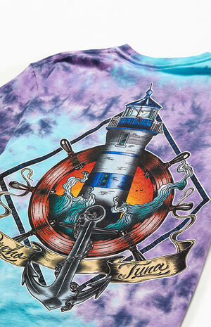 Tuna Lighthouse Tie Dyed T-Shirt Tuna Lighthouse Tie Dyed T-Shirt image number null