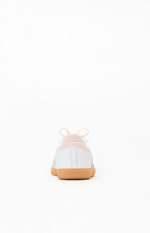 Women's White & Pink Samba OG Sneakers image number 3