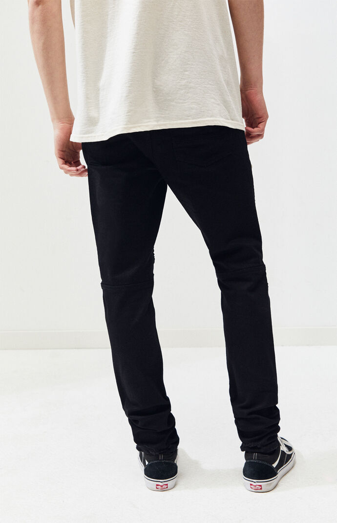 pacsun stacked skinny denim zipper