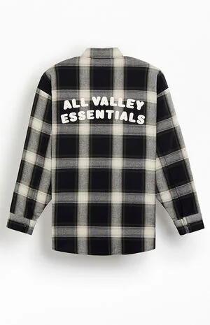 Iron Gray Flannel Button Up Long Sleeve Shirt image number 1