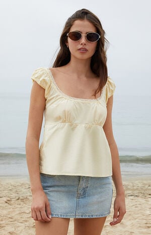 Yellow Odette Tank Top