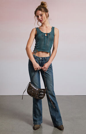 Simone Crochet Corset Top image number 1