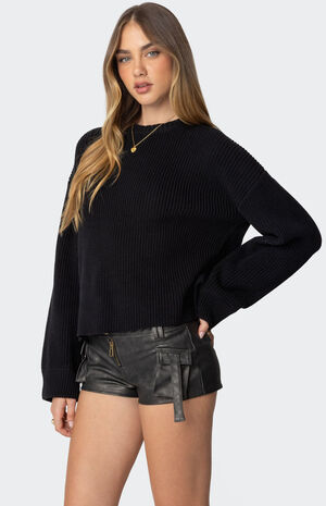 Marleen Oversized Knit Sweater image number 3