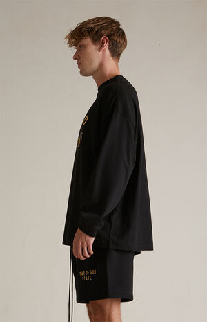 Black Long Sleeve T-Shirt image number 3