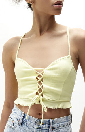 Frisbee Tie Front Tank Top image number 2