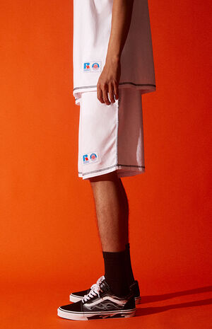 x Russell Athletic White Volley Shorts image number 3