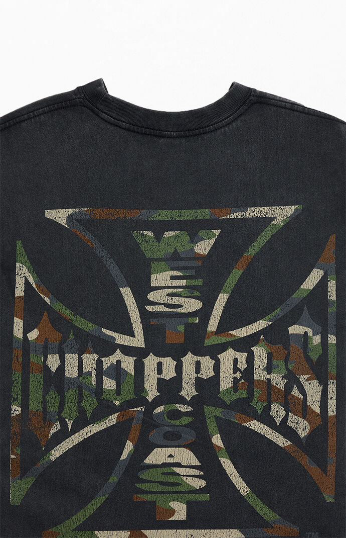 West Coast Choppers Camo Logo Border T-Shirt | Pacsun