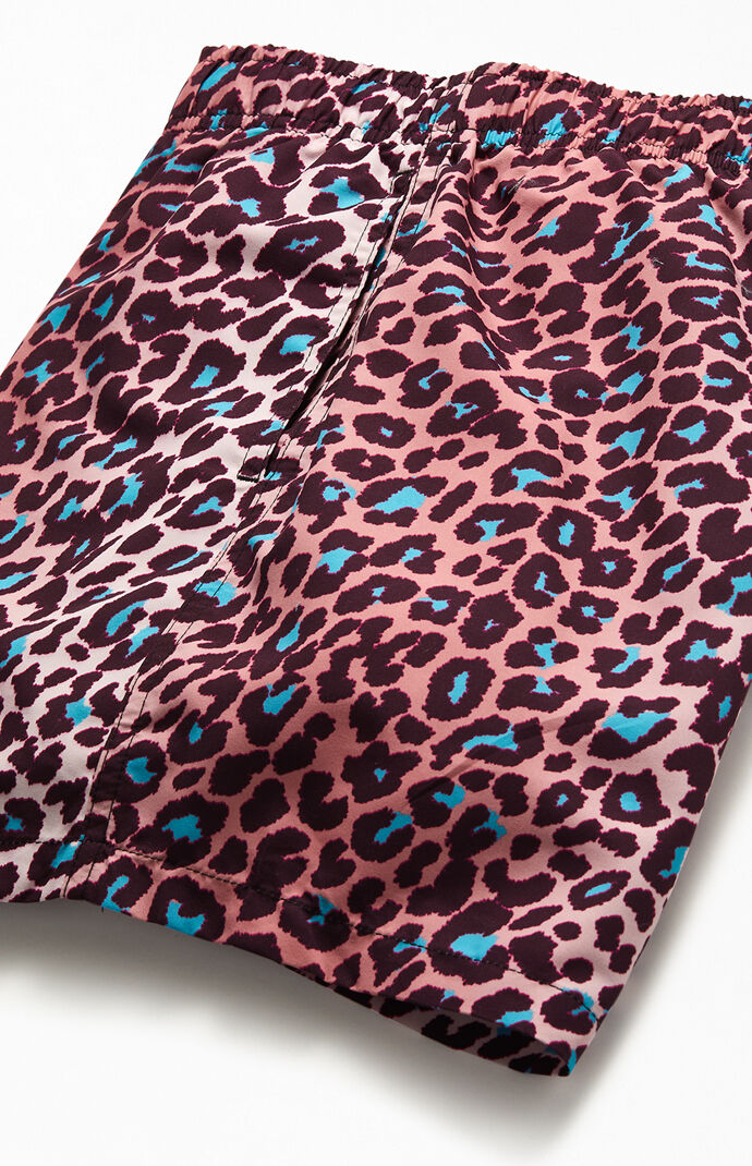 Leopard 15" Swim Trunks