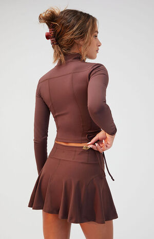 PAC GLIDE Active Brown Action Circle Skirt image number 4