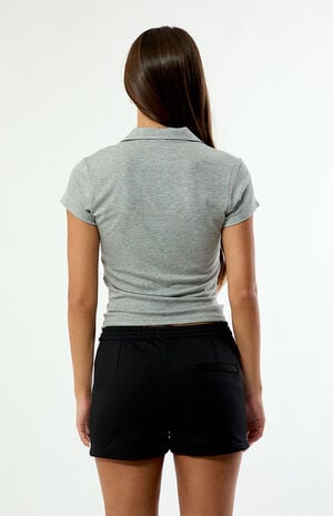 Black & White 3-Stripes Brief Shorts image number 4