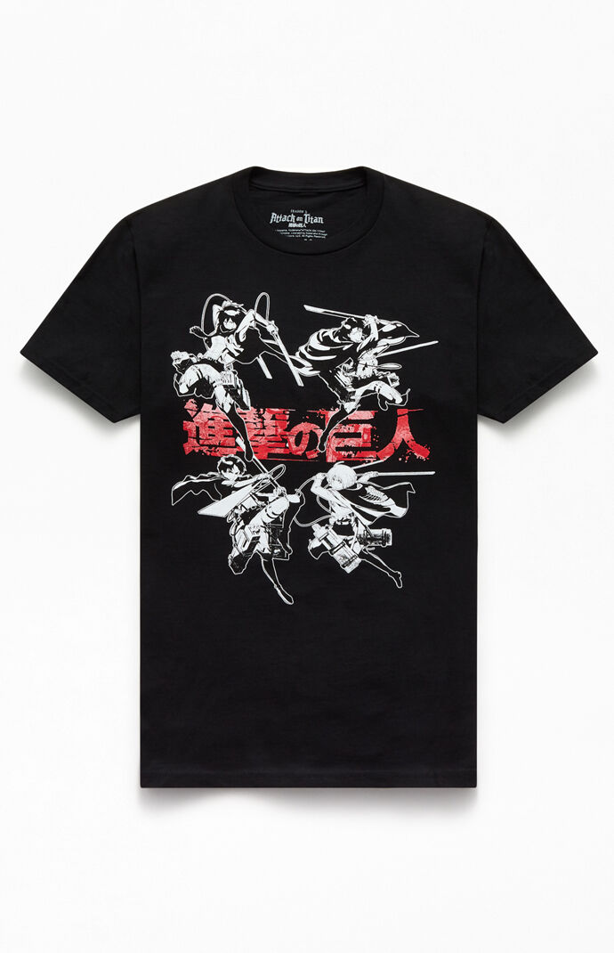 Attack On Titan Group T-Shirt