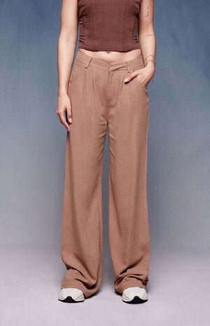 x PacSun On The Go Khaki Trousers image number 2