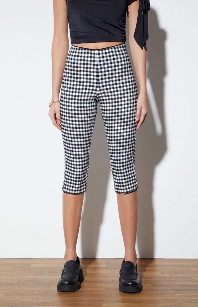 Pacsun gingham pants deals