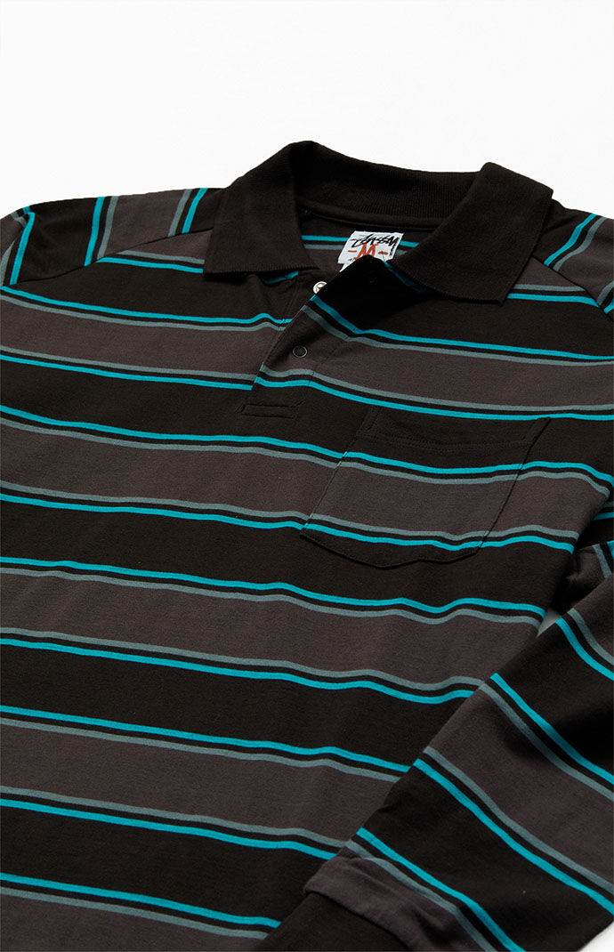Stussy long sleeve polo hotsell