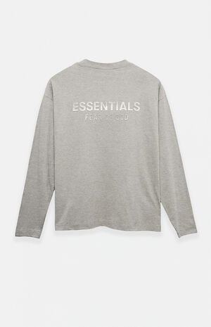 Concrete Heather Classic Fit Long Sleeve T-Shirt image number 2
