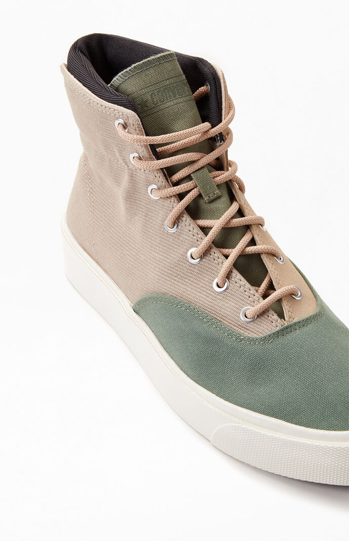 Jungle Cloth Skid Grip High-Top Shoes
