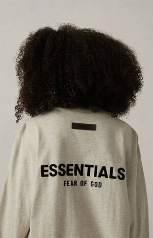 Light Oatmeal Long Sleeve T-Shirt image number 5