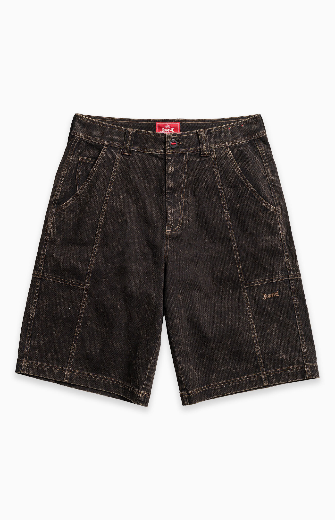LOST Dark Khaki Hammer Denim Walkshorts