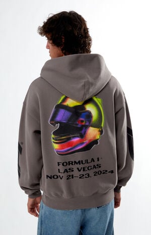 x PacSun Neon Image Full Zip Hoodie image number 2