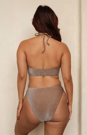 Amalfi String Tie Bandeau Bikini Top image number 6