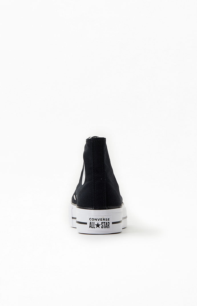 Converse Black Chuck Taylor All Star High Top Platform Sneakers